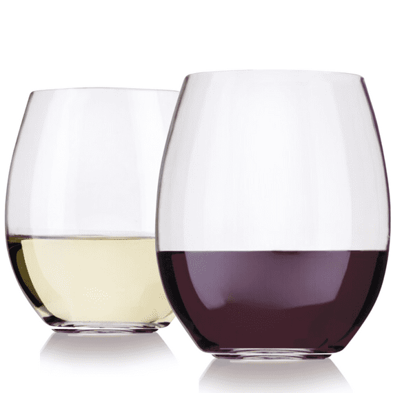 Bella Unbreakable Tritan BPA Free Stemless Wine Glass 390ml