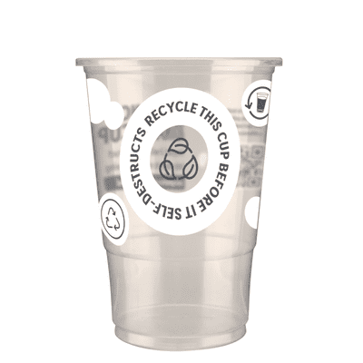 Biodegradable Flexy-Glass Half Pint-to-rim 284ml (sleeve of 50)
