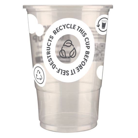 Biodegradable Flexy-Glass Pint-to-rim 568ml (sleeve of 50)