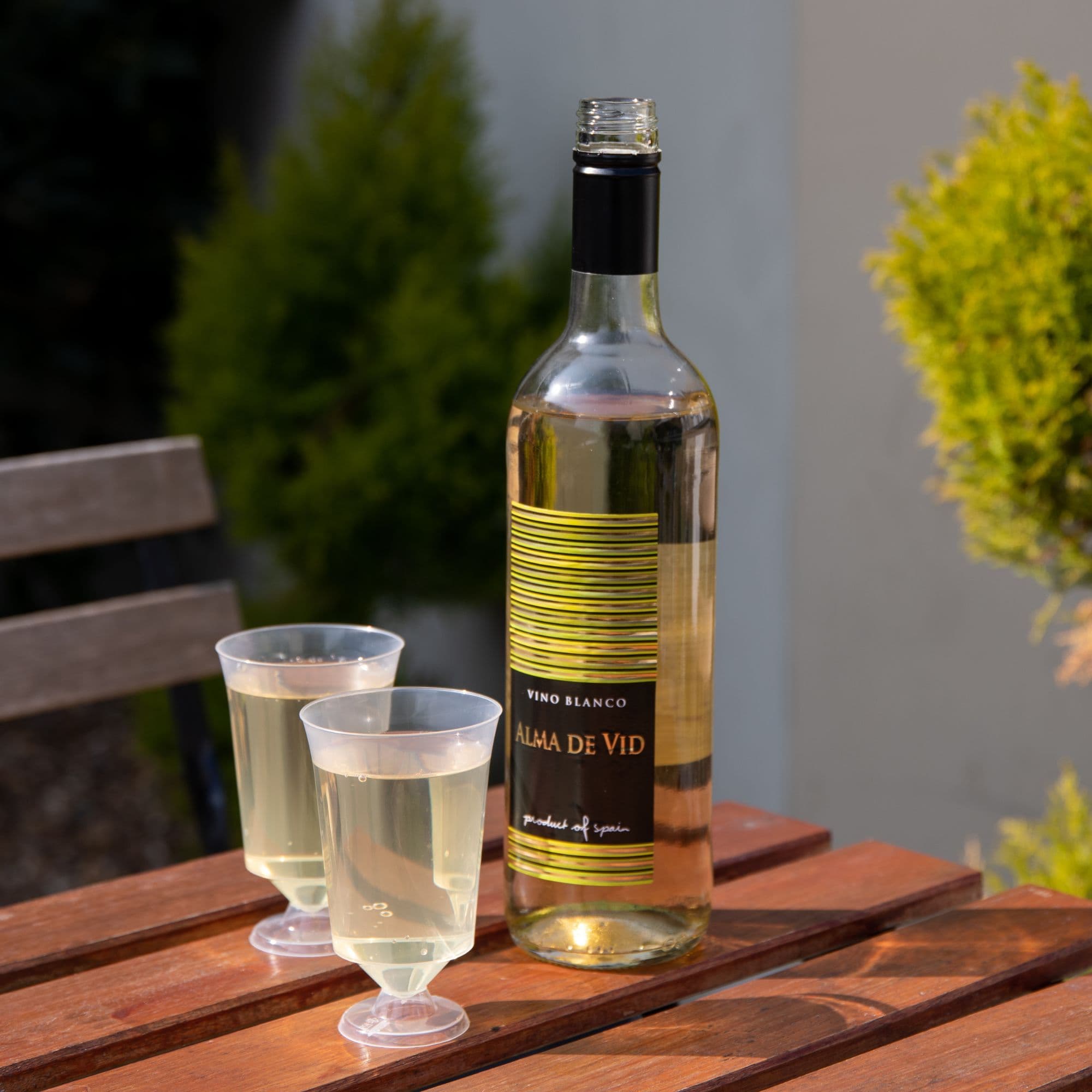 Bon recyclable one piece flexy wine glasses 240ml pack of 10