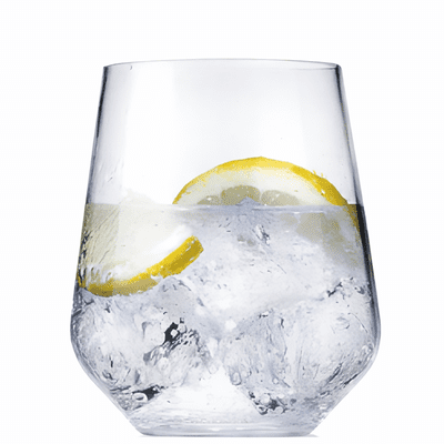 Brea Unbreakable Tritan BPA Free Stemless Wine Glass 390ml