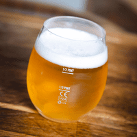 Brewhouse Half-Pint Unbreakable Tritan Plastic Beer Glass – CE Lined 1/3 & 1/2 Pint - 390ml/14oz