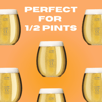 Brewhouse Half-Pint Unbreakable Tritan Plastic Beer Glass – CE Lined 1/3 & 1/2 Pint - 390ml/14oz