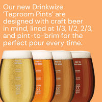 Brewhouse Pint Glass Unbreakable Tritan Plastic