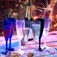 Classic Unbreakable Polycarbonate Plastic Champagne Flute 185ml