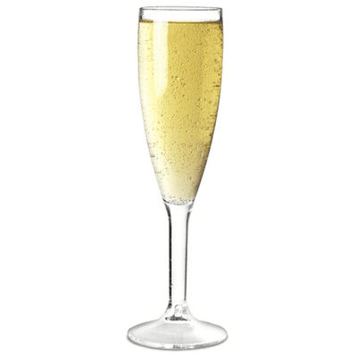 Classic Unbreakable Polycarbonate Plastic Champagne Flute 185ml