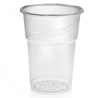 Compostable Biodegradeable PLA Half Pint-to-rim 284ml (sleeve of 50)