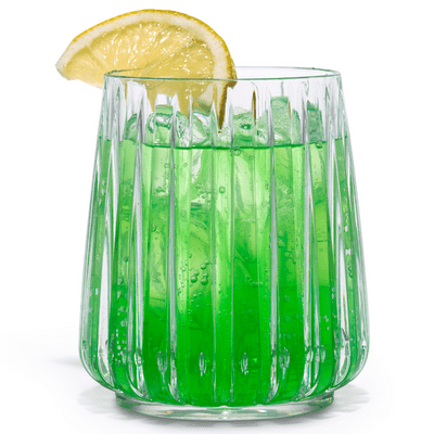 Deco Fluted Lowball Unbreakable Polycarbonate Tumbler 320ml