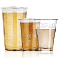 Eco-Friendly Stemless Cocktail Glass 100% Recycled rPET (Sleeve of 50)