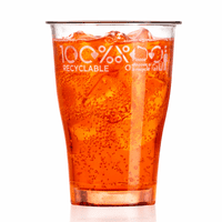 Eco-Friendly Stemless Cocktail Glass 100% Recycled rPET (Sleeve of 50)