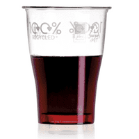 Eco-Friendly Stemless Cocktail Glass 100% Recycled rPET (Sleeve of 50)