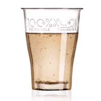 Eco-Friendly Stemless Wine Glass 100% Recycled rPET (Sleeve of 50)