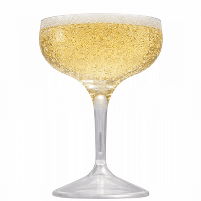 Elegance Unbreakable Polycarbonate Coupe Champagne Saucer Glass 255ml