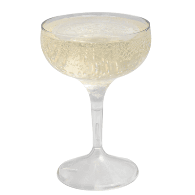 Elegance Unbreakable Polycarbonate Coupe Champagne Saucer Glass 255ml