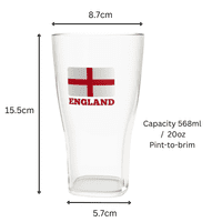 England Limited Edition - Tritan RENEW Unbreakable Plastic Pint Glass