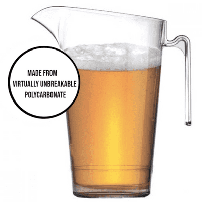 Fez Unbreakable Polycarbonate Stacking 4 Pint Pitcher / Jug