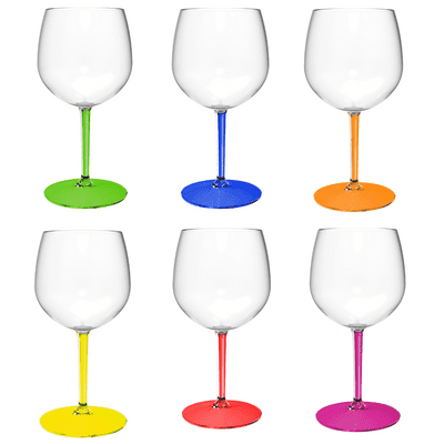 Fi Unbreakable Tritan Coloured Stem Copa Gin Glass 600ml