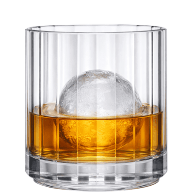 Flo Optic Lowball Unbreakable Polycarbonate Plastic Rocks Glass 340ml