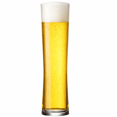 Flute Pint Glass Unbreakable Polycarbonate Plastic 568ml UKCA