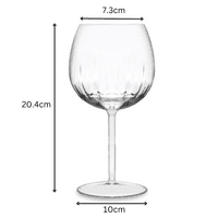 Fluted Unbreakable Tritan BPA free Gin Glass 600ml