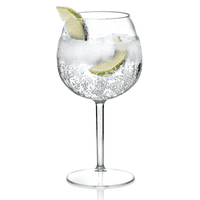 Fluted Unbreakable Tritan BPA free Gin Glass 600ml