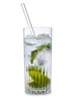 Gilano Unbreakable Polycarbonate Stackable Fluted Highball Tumbler 420ml