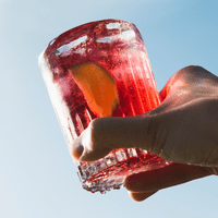 Gilano Unbreakable Polycarbonate Stackable Fluted Tumbler 400ml