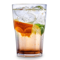 Gordini Unbreakable Polycarbonate Classic Faceted PlasticTumbler 420ml / 15oz