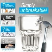 Gordini Unbreakable Polycarbonate Classic White Plastic Tumbler 420ml