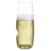 Govino Tritan Plastic Stemless Champagne Flute Gift Set of 4 (9oz/320ml)