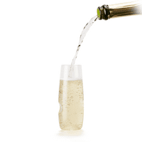 Govino Tritan Plastic Stemless Champagne Flute Gift Set of 4 (9oz/320ml)