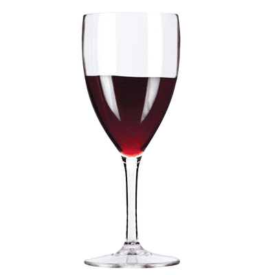 Hana Unbreakable Polycarbonate Plastic Wine Glass 345ml