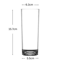 Inexpensive Unbreakable Polycarbonate Plastic Party Box Set of Glasses 50 piece