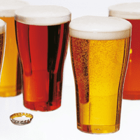 Inexpensive Unbreakable Polycarbonate Stackable Plastic Pint Glass