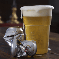 Jai  Use-Reuse-Recyclable Polypropylene plastic 2 pint beer glass (pack of 25)
