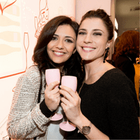 Nara Unbreakable Polycarbonate Champagne Flute Pink 180ml