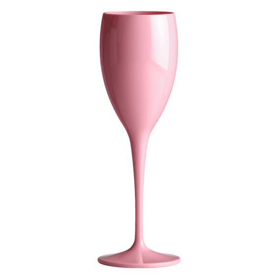Nara Unbreakable Polycarbonate Champagne Flute Pink 180ml