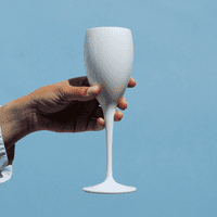 Nara Unbreakable Polycarbonate Plastic Champagne Flute White 180ml