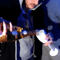 Nara Unbreakable Polycarbonate Plastic Champagne Flute White 180ml