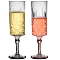 Prisma Unbreakable Polycarbonate Plastic Champagne Glass  200ml