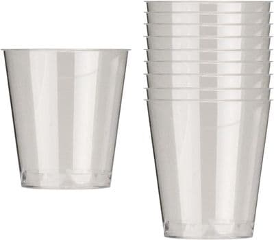 Recyclable 50ml Plastic Shot Glasses / Sampling Cup  (sleeve of 50)