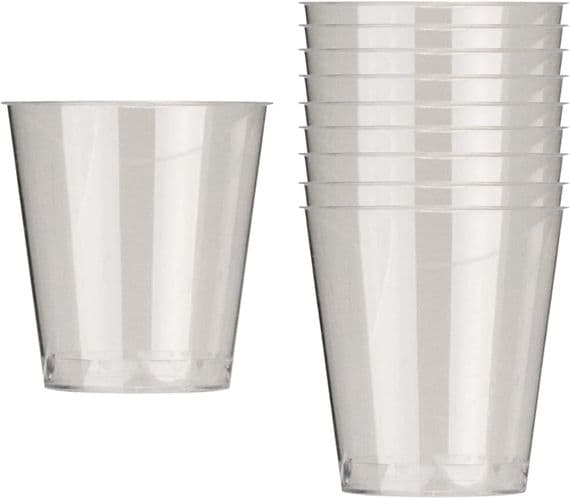 Recyclable 50ml Plastic Shot Glasses / Sampling Cup  (sleeve of 50)