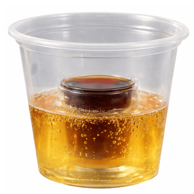 Recyclable Plastic Jagerbomb Shot Glasses CE Marked (pack of 50)