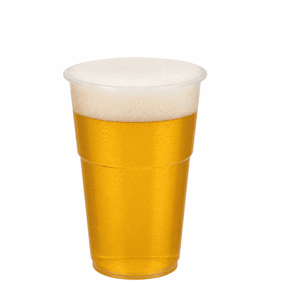 Recyclable Polypropylene Flexi Half-Pint-to-rim 284ml (sleeve of 50)