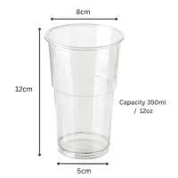 Recyclable rPET Hi-ball tumbler 350ml / 12oz (sleeve of 50)