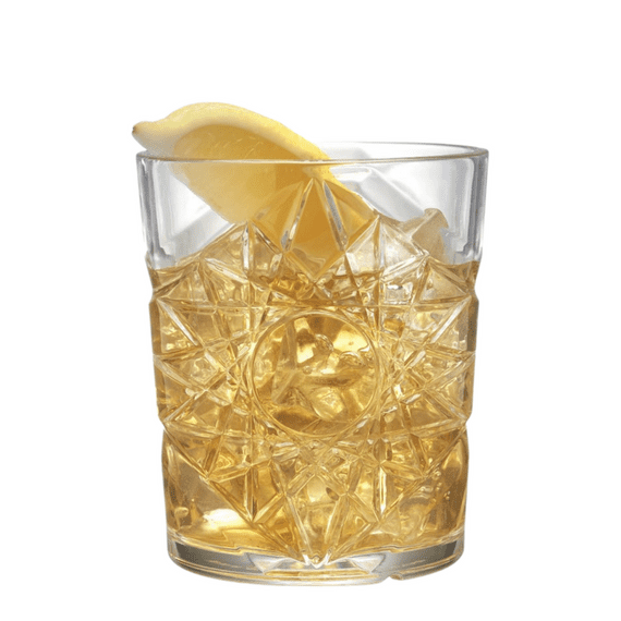 Sebastian Unbreakable Polycarbonate Cut-Glass Plastic Tumbler 350ml