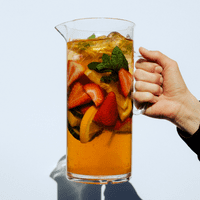 Summer Pimms Jug and Stemless Glasses Set  in Unbreakable Tritan Plastic