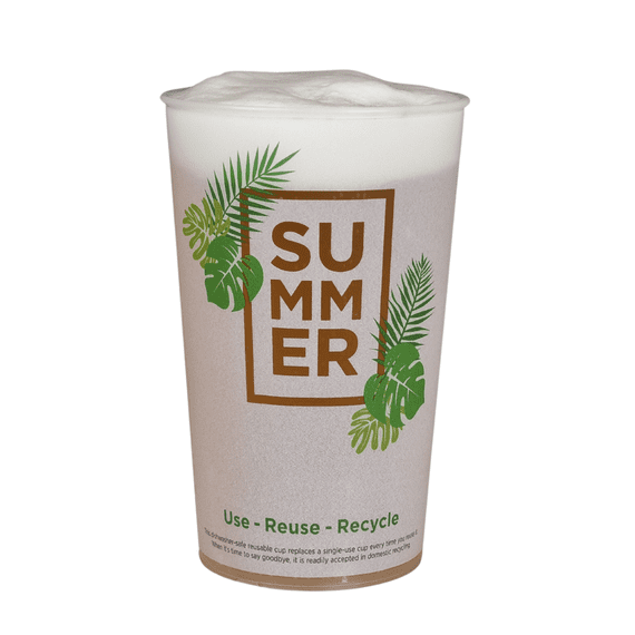 Summer Unbreakable Polypropylene 340ml  Cups (Pack of 5)