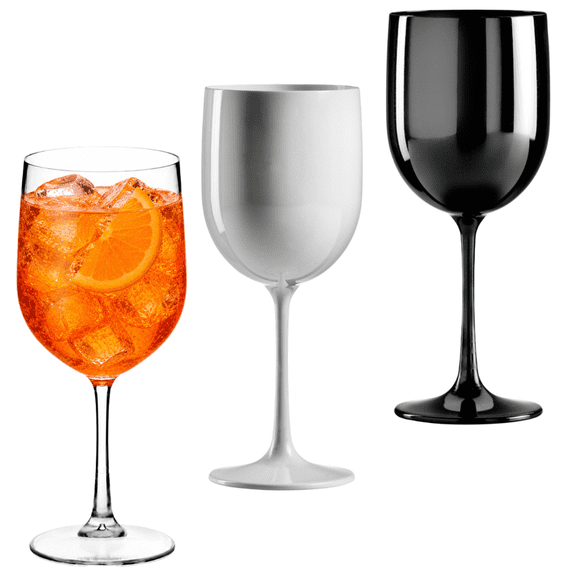 Syrah Unbreakable Polycarbonate Large Spritzer Glasses 475ml