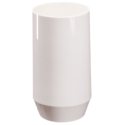 Tora Virtually Unbreakable Plastic Highball Tumbler White 445ml